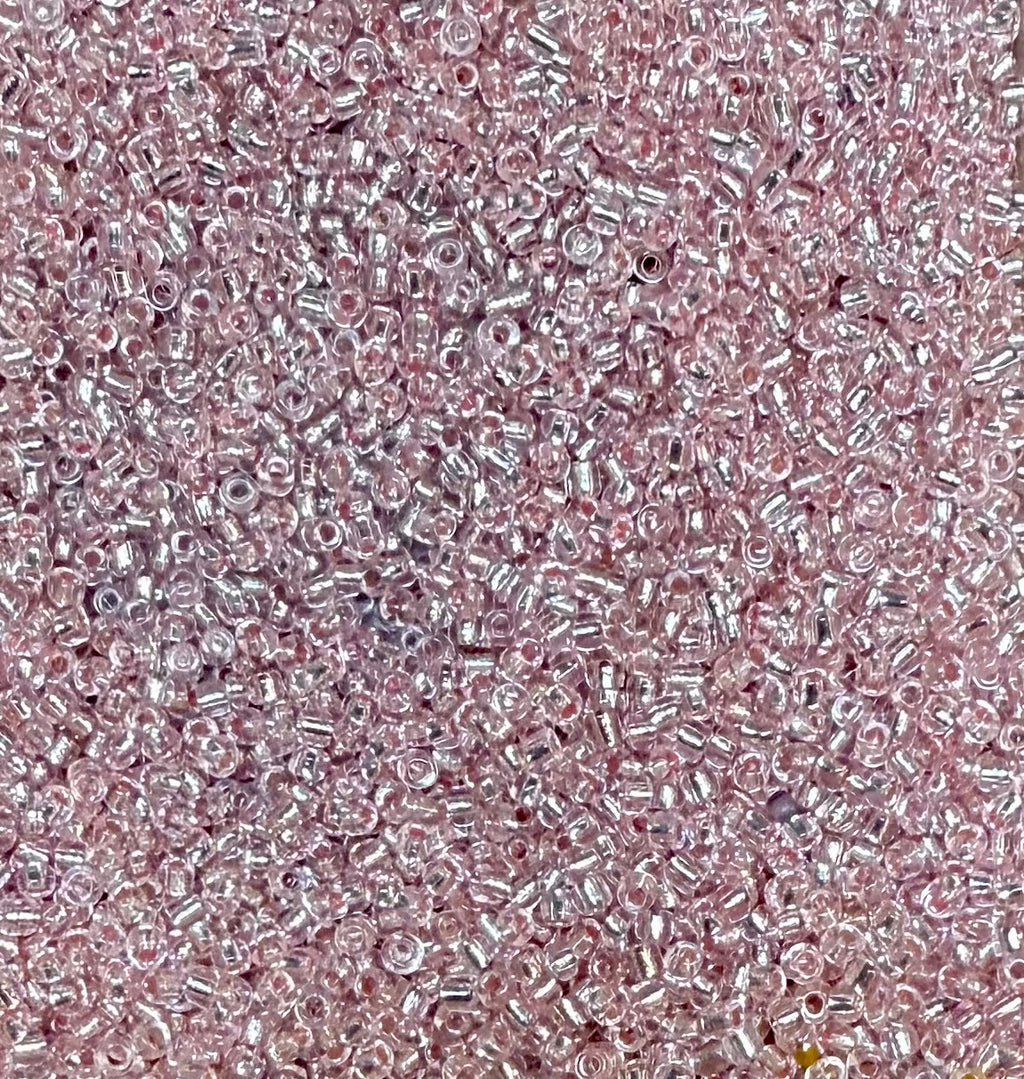 Frosted and Silver Lined Seed Beads