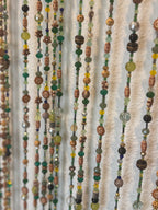 Earthly Devine - Custom Hand-Beaded Curtains (50 inches )