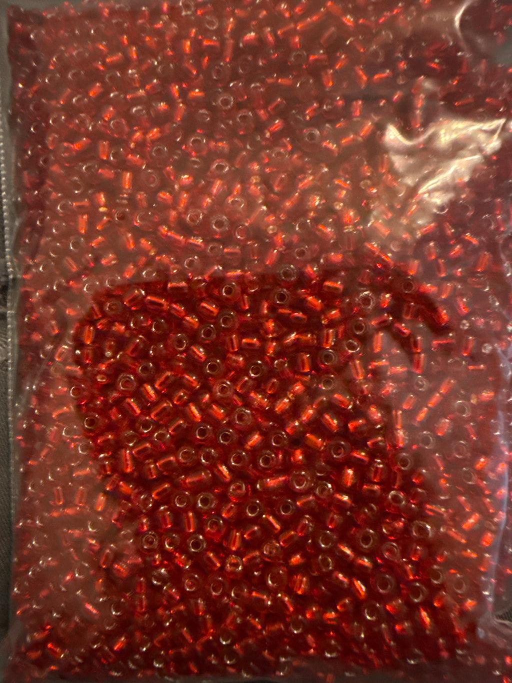 Frosted and Silver Lined Seed Beads