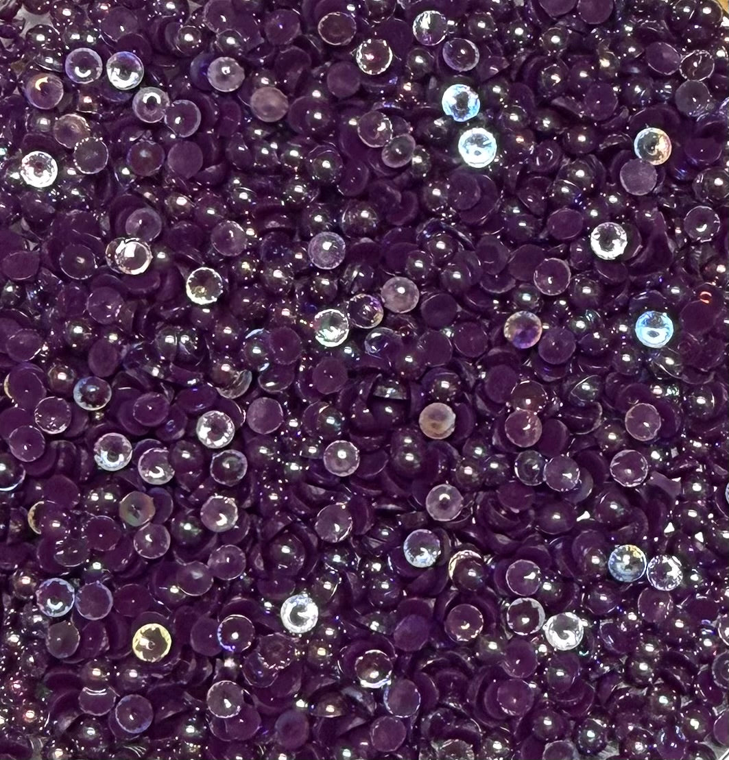 Flatback AB Pearl Rhinestones