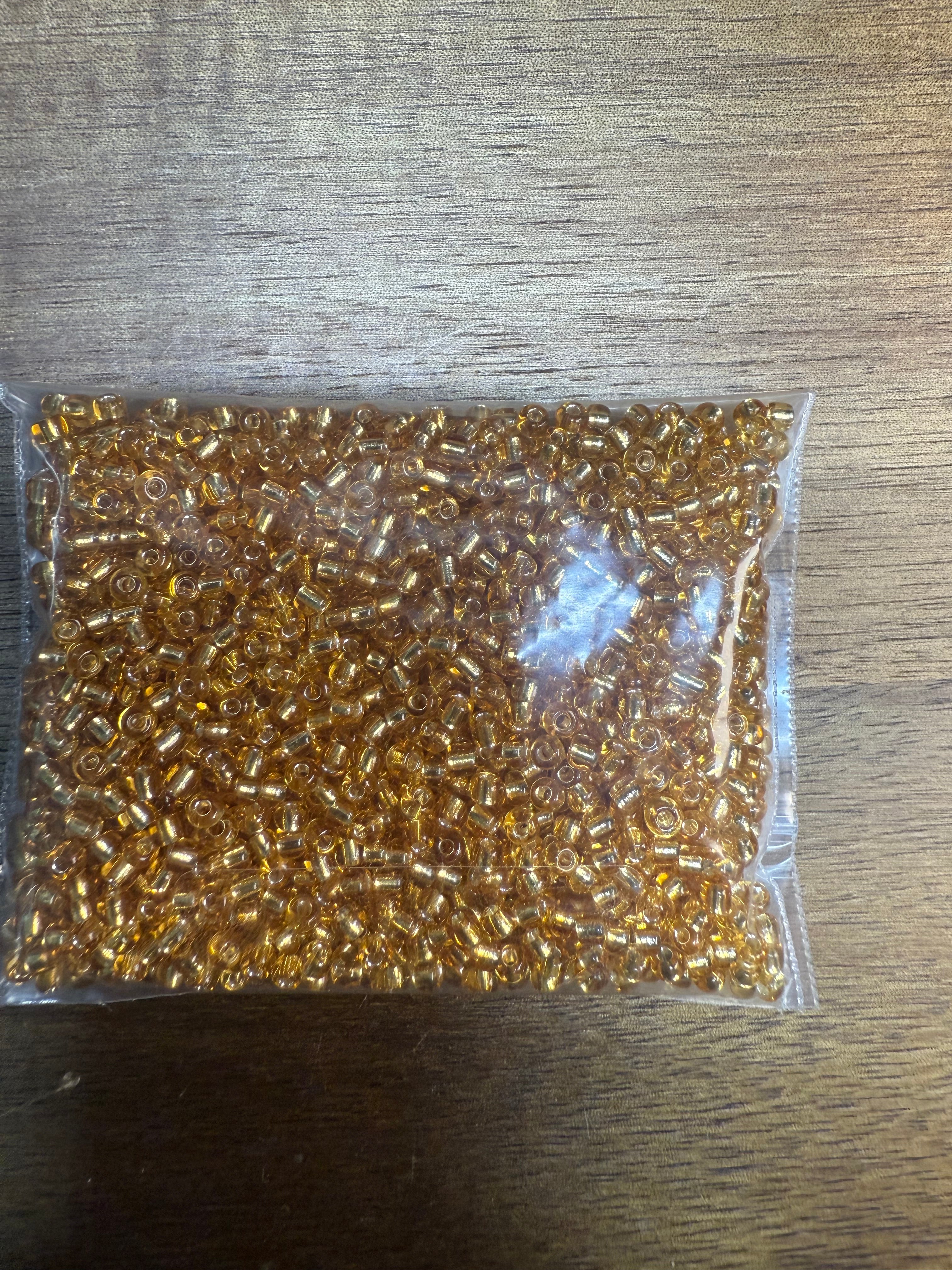 Frosted and Silver Lined Seed Beads