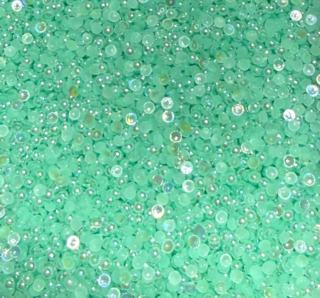 Flatback AB Pearl Rhinestones
