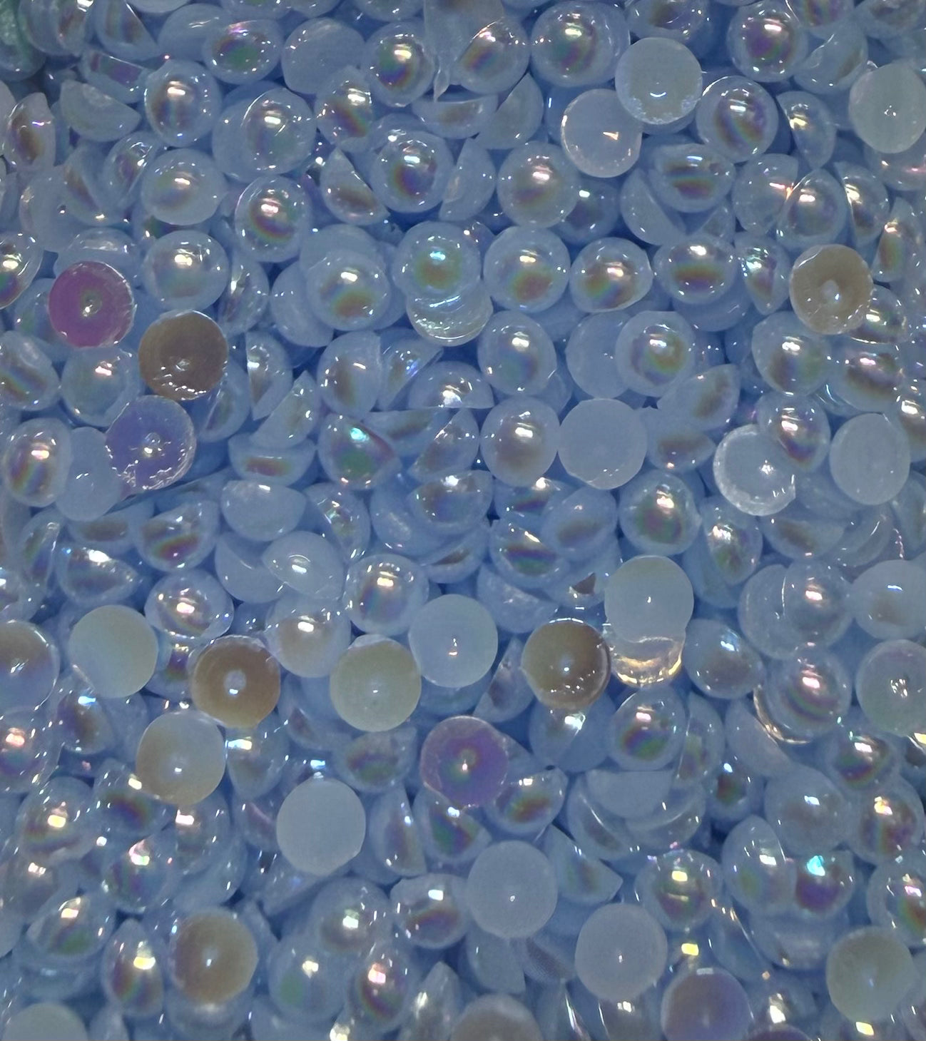 Flatback AB Pearl Rhinestones